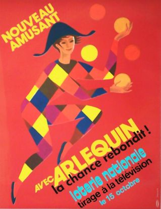 02847 Lesourt Loterie Nationale Arlequin 15 Octobre rot