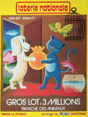 02879 Verdier Loterie Nationale Animaux