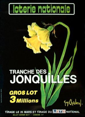 02880 Chabrol Loterie Nationale Tranche des Jonquilles